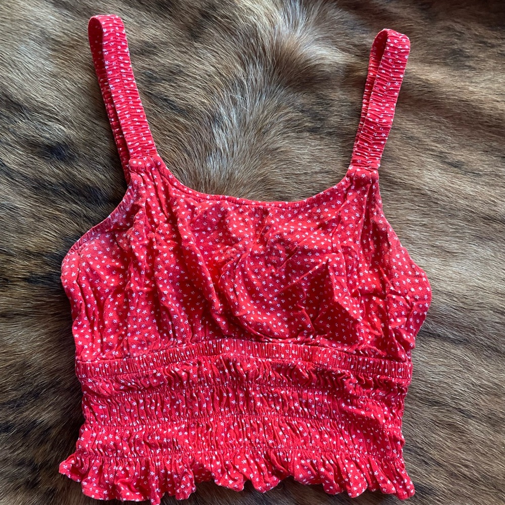 Cute scrunchie tank top